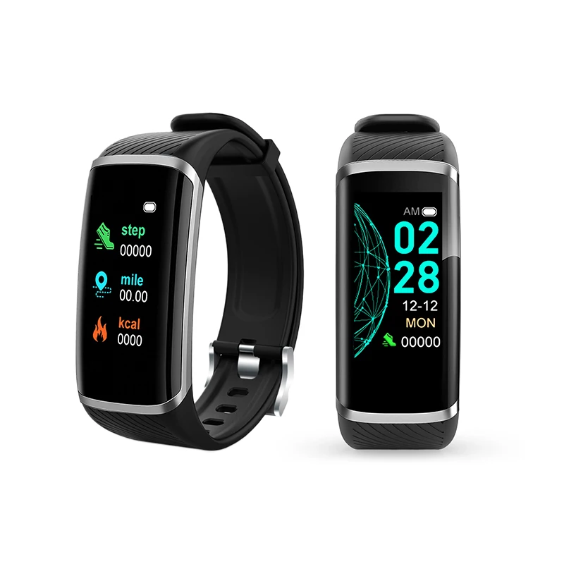 Трекер активности женский умный Браслет черный Фитнес-браслет низкая цена |