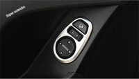 lapetus rearview mirror adjust switch button decoration cover trim 1 piece fit for hyundai creta ix25 2015 2016 2017 abs matte