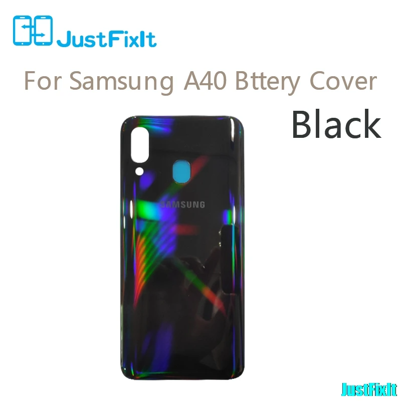 Черный Заменить Батарея Обложка для SAMSUNG Galaxy A40 SM-A405F A405 SM-A405F задняя Батарея крышка Дверь задняя Корпус чехол - Цвет: Черный