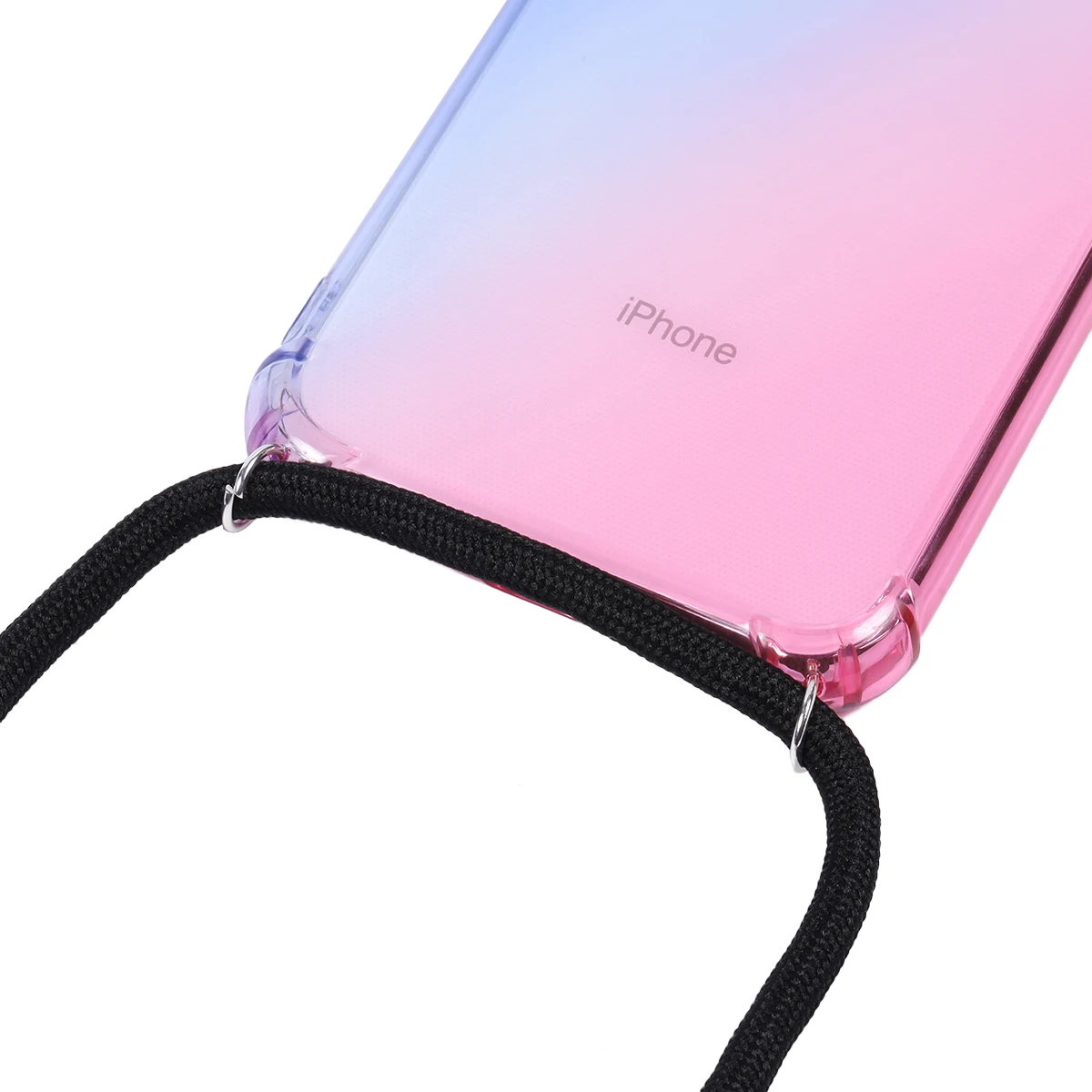 Прозрачный чехол на шнурке Rainbow aurora для Samsung Galaxy A51 A71 A10 A10S A20 A30 A40 A50 A70 A80 A90 |