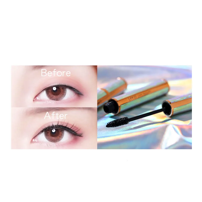 Новая тушь для ресниц из шелкового волокна 4d Водостойкая от LEEZI модная черная в