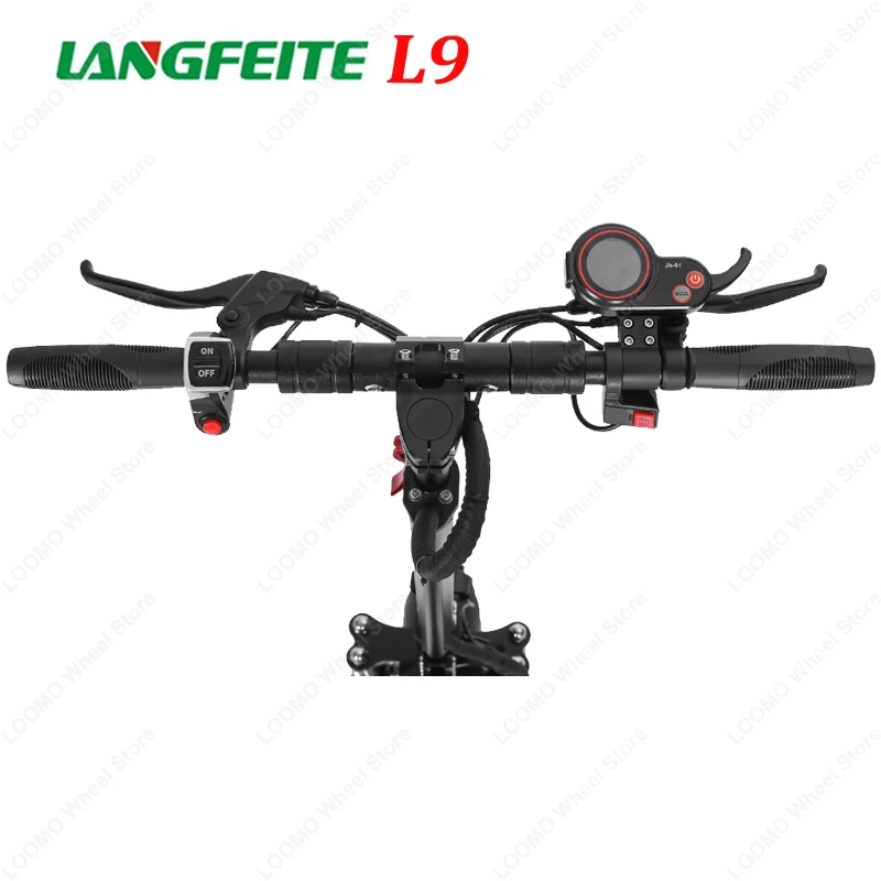 Складной электрический скутер LANGFEITE L9 Электрический с двойным мотором 52 в 26 А/ч
