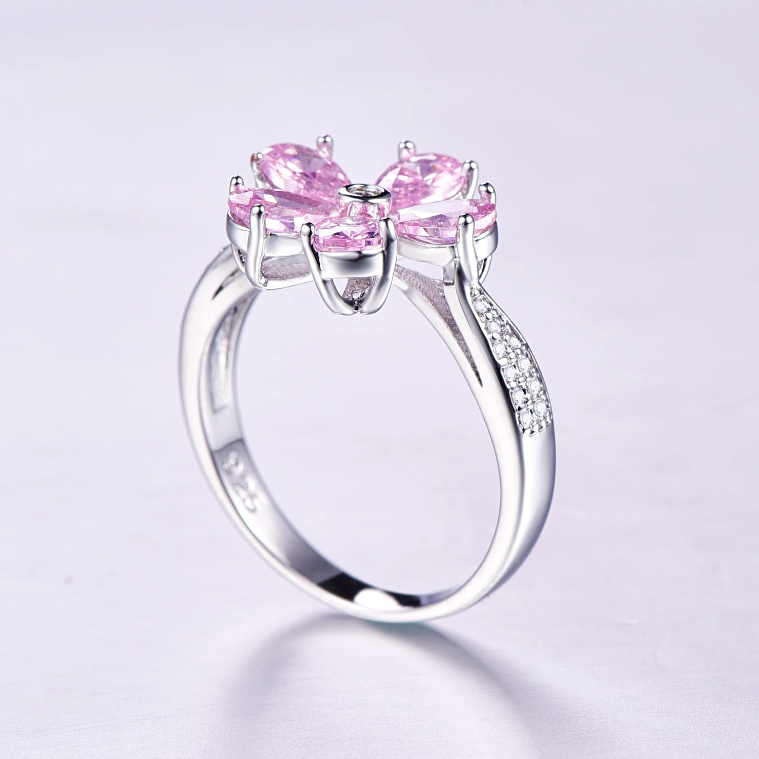 Модные дизайнерские кольца Jrose из серебра 925 пробы для женщин подарок обручальные