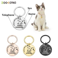 engraved cat id tag personalized for pets name tags for cats name tags for kitten key small collar pendant to return lost pet