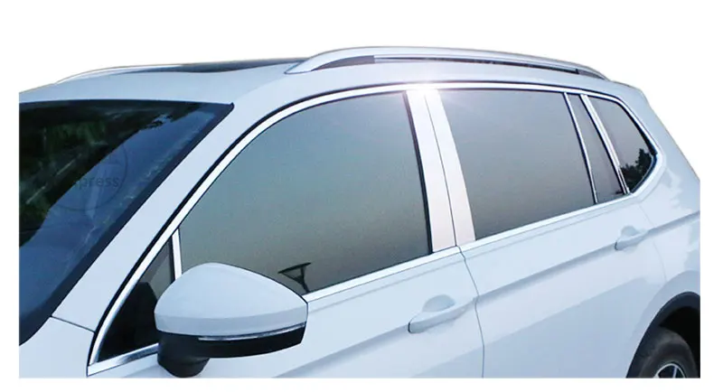 Для Volkswagen Tiguan L наружные части, отделочные полоски для боковых окон, аксессуары из нержавеющей стали для tiguan L YCSUNZ