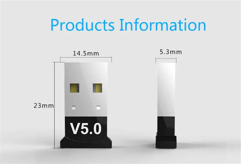 USB Bluetooth 5,0 аудио приемник мини стерео Bluetooth AUX 3,5 мм USB адаптер конвертер для ТВ ПК Комплект для автомобильного компьютера