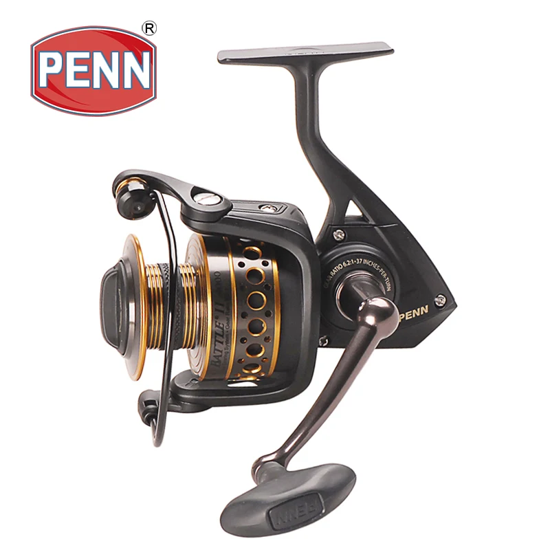 Рыболовные спиннинговые Катушки PENN BATTLE II 3000/4000/5000/6000/8000 5 + 1BB передаточное число 6 2: