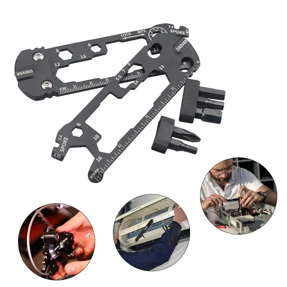 EDC многофункциональные инструменты для ремонта велосипедов на открытом воздухе