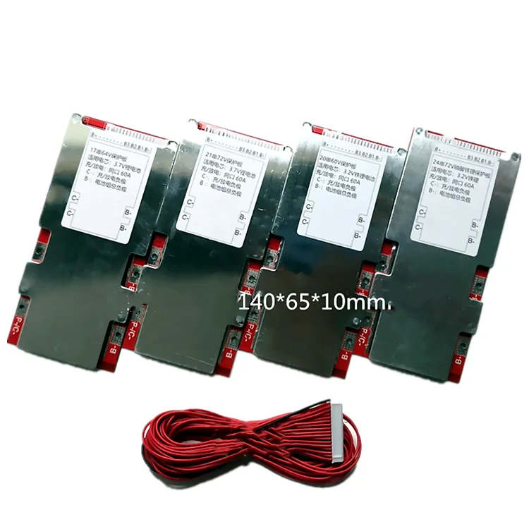 7S 24V 13S 48V 16S 17S 60V 64V 20S 21S 72V 10S 50A Li Ion Lipo плата защиты аккумулятора 18650 пакеты BMS PCM eBike с
