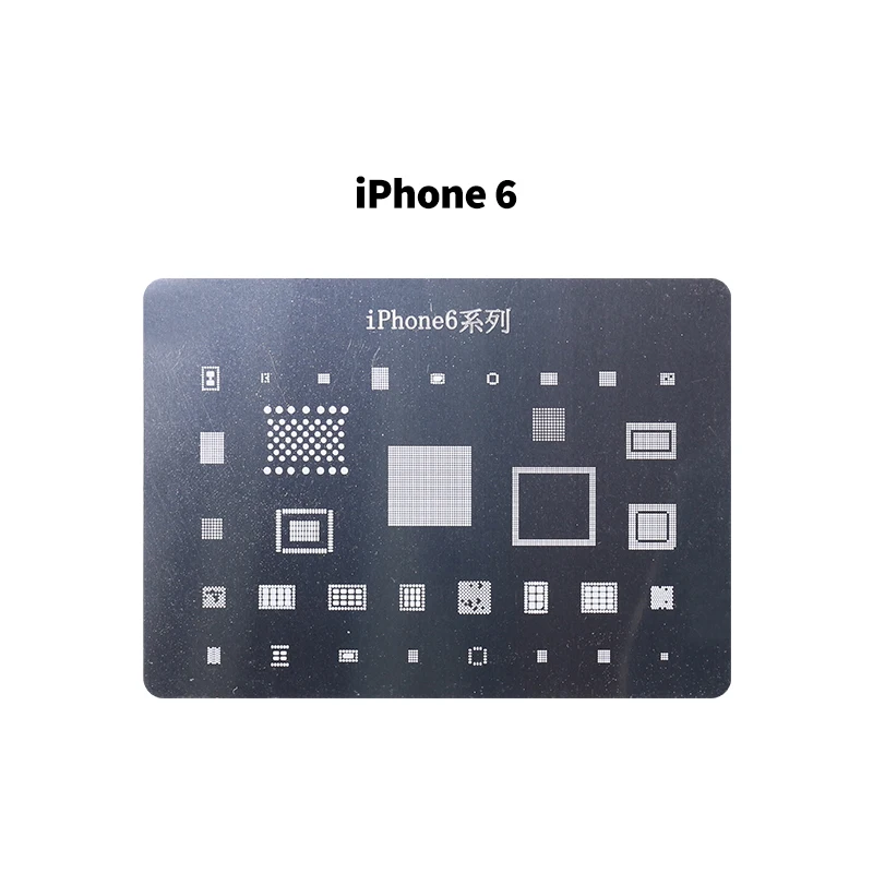 YIHUA 1PC BGA IC Chip Reballing Stencil Kit Set Tin Planting Soldering Net Solder Template for iphone 5/6/7/8/11/12/SE/XR | Инструменты