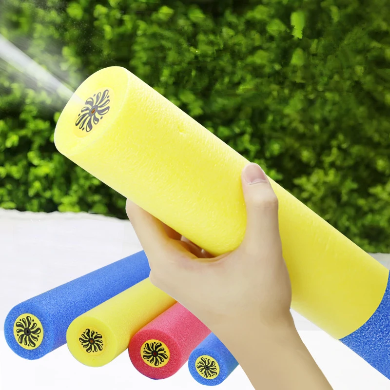 Pistola de burbujas de espuma EVA para ni&ntilde;os, playa de juguete de pulverizaci&oacute;n de agua, juegos al aire libre, pistola de agua, juguete para regalo-0