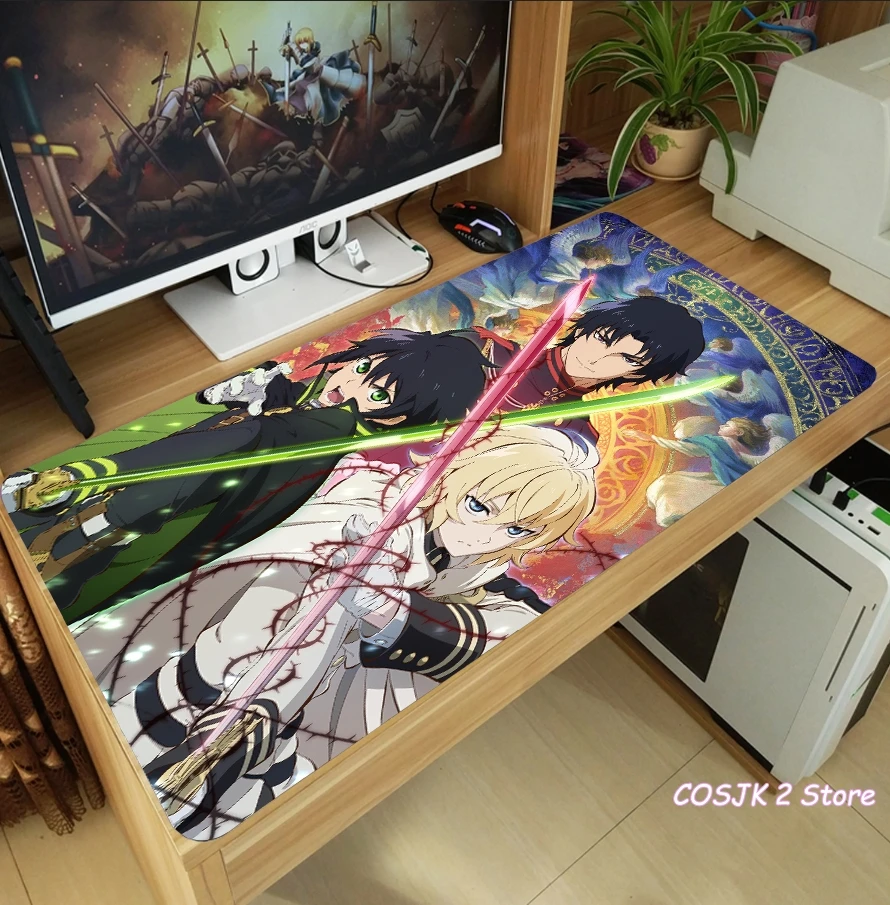 Коврик для мыши Yuichiro Hyakuya Hiiragi Shinoa аниме сераф из конца утолщенный игровой коврик