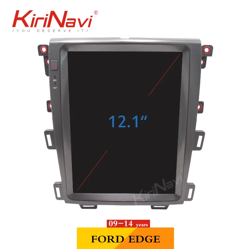 Вертикальный экран KiriNavi в стиле Tesla 12 1 &quotAndroid 9 0 автомобильный Dvd мультимедийный