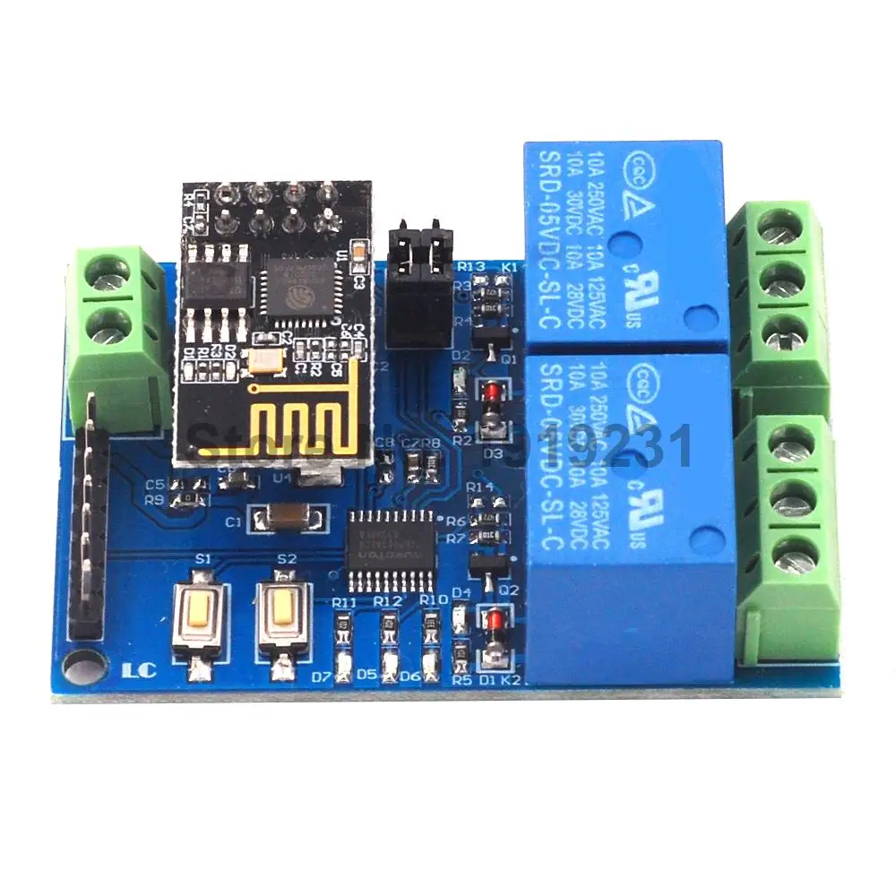 5V ESP8266 Dual WiFi Relay IoT Smart Home Mobile APP Remote Switch | Обустройство дома