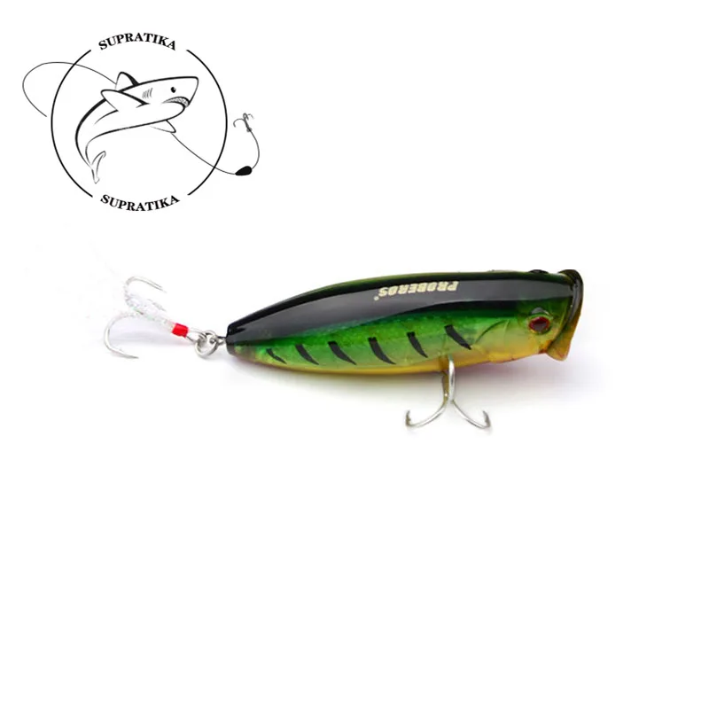 

3D Eyes Anti-corrosion Bionic High Quality Fishing Lure Hard Bait 75mm/19g Artificial Popper Professional Plastic Fishing Bait
