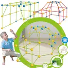 Детская палатка-пазл сделай сам, развивающая игрушка премиум-класса для строительства форта, манеж для детей