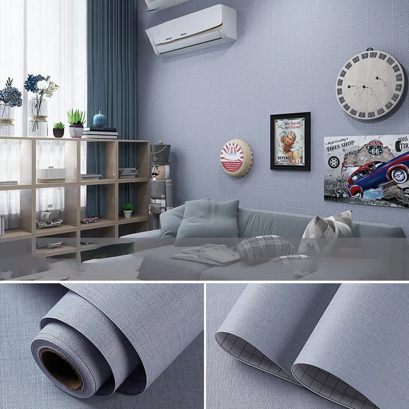 

Nordic Household Wall Stickers Self Adhesive Wallpaper Vinyl Film Waterproof 3D Wall Sticker Modern Living Room Wall Decoration