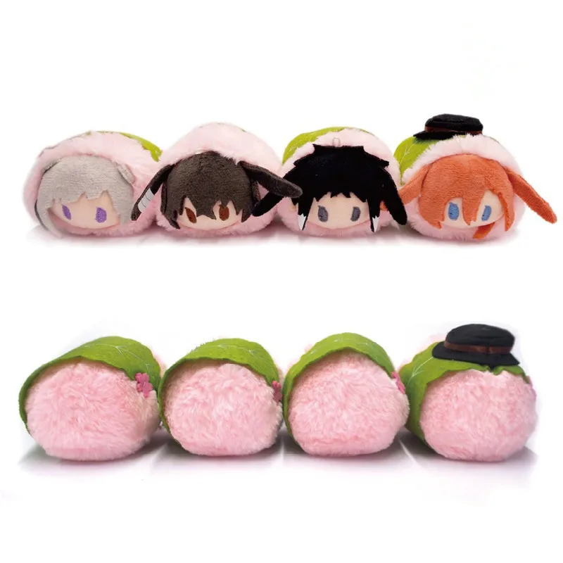Bungo бродячие собаки Kawaii розовый вишневый цвет серии плюшевые мягкие игрушки
