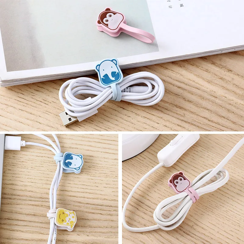 Милые Мультяшные магнитные застежки повязка ткань анти потеря наушники кнопки