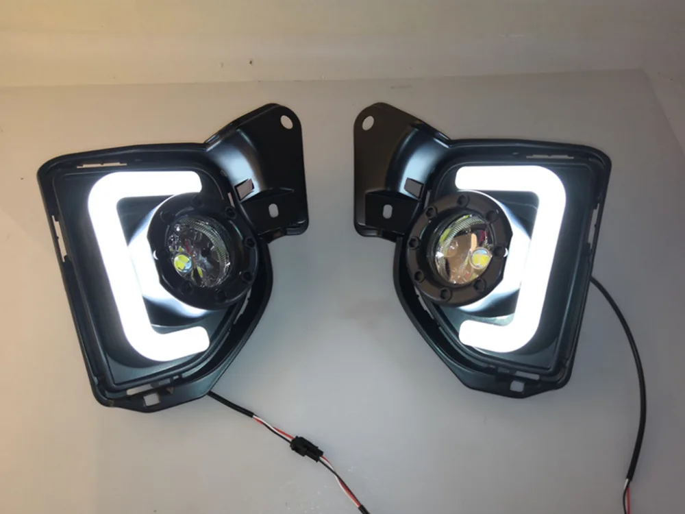 2 шт. для Toyota Hiace 2014 2015 2016 2017 2018 автомобиля 12V светодиодный DRL Дневной светильник