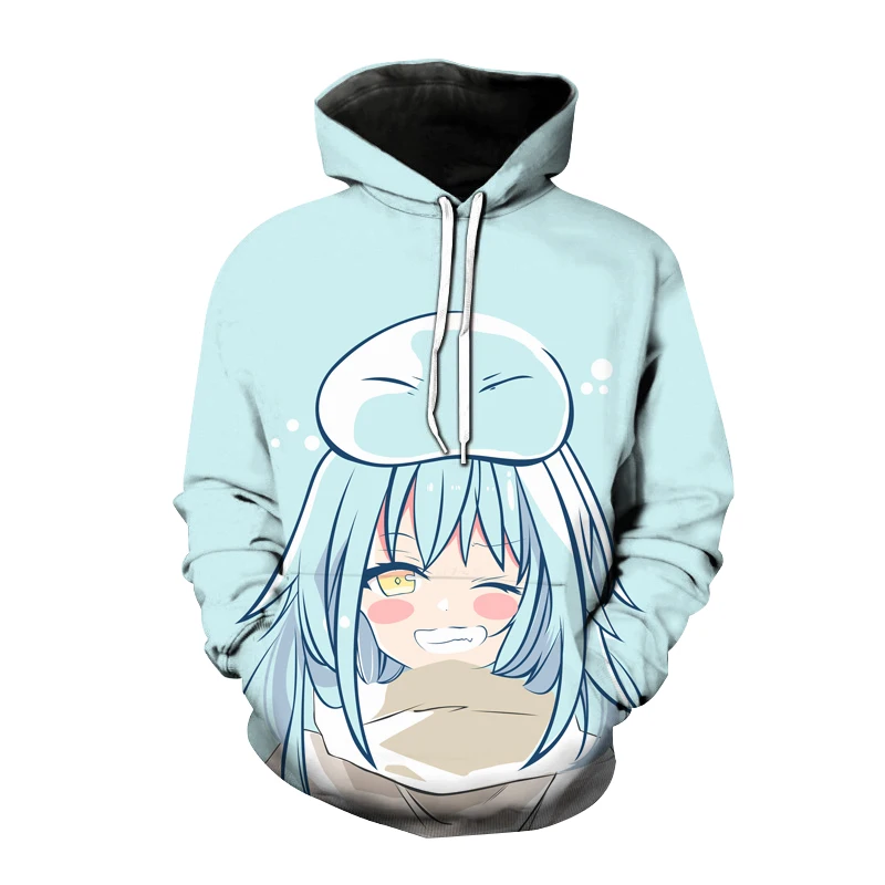 Толстовка Tensei Shitara Slime Datta Ken толстовка с капюшоном из аниме I Time Get Reincarnated as a