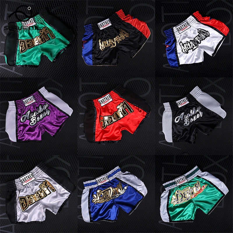 

MMA Shorts Women's Training Boxing Pants Men's Short for Muay Thai 2020 Kids Boys Girls Free Combat Fighting Sanda Bjj Clothing