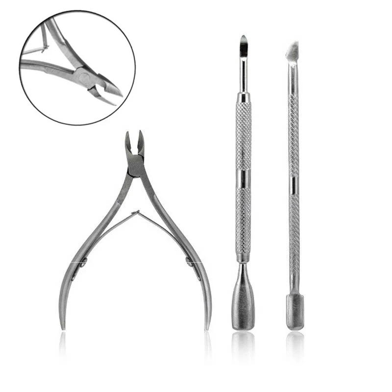 

Nail Tool Art Cuticle Spoon Pusher Clipper Nipper Manicure Steel Tool Dead Skin Remover Scissors Trimmer Cutter Clipper