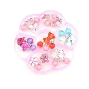 7 пар в коробке, милые детские серьги-клипсы для маленьких девочек, детские вечерние серьги, милые ювелирные изделия, подарки