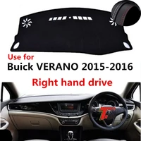 taijs factory good quality protective casual leather car dashboard cover for buick verano 2015 2016 right hand drive