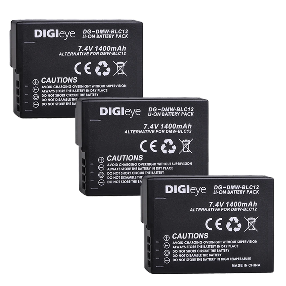 

DMW-BLC12 BLC12E BLC12PP DMWBLC12 Аккумуляторы для Panasonic Lumix DMC-G5 G6 G7 GX8 G85 GH2 DMC-FZ200 FZ1000 FZ300