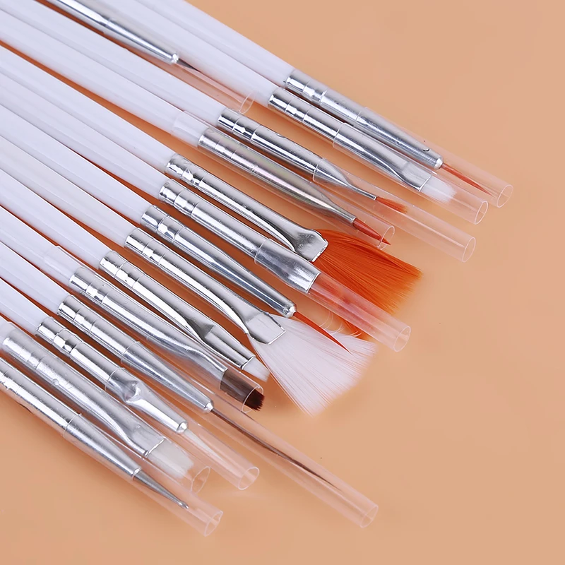 15 шт. инструменты для ногтей кисть точечных ручка рисования дизайна гелем