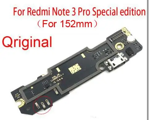 Note3pro Se-Original Порт зарядки Micro USB док-станция зарядное устройство разъем платы гибкий кабель для Xiaomi Redmi Note 3 Pro SE 152 мм специальное издание - Цвет: Note3pro Se-Original