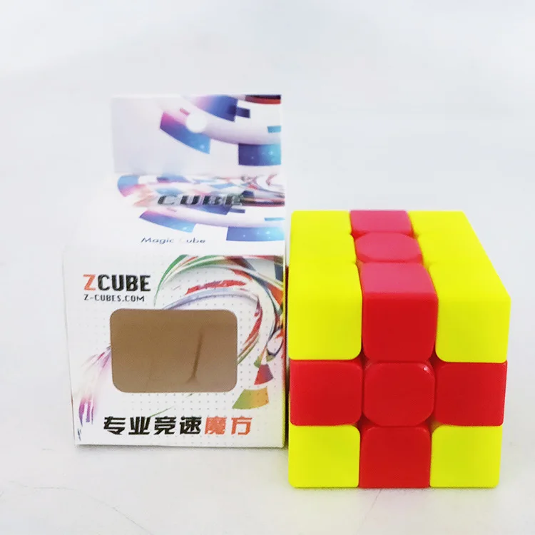 Z cube 3х3 скоростной куб без наклеек Гладкий волшебный головоломка 57 мм | Игрушки и
