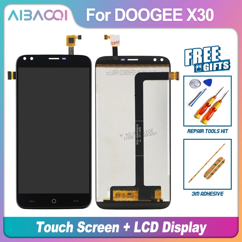 AiBaoQi Новый сенсорный экран ЖК дисплей рамка для телефона Doogee X3/X5 Max/X5S/X5 Pro/X5/X9