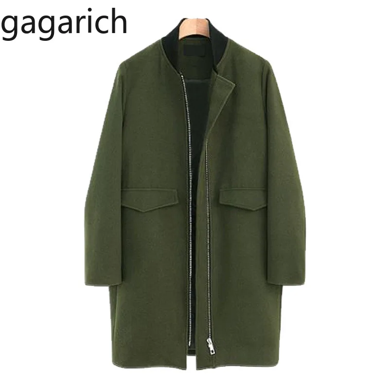 Gagarich Женский Тренч 2019 Повседневный длинный рукав размера плюс Осень Зима Толстая