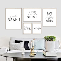 nordic posters and prints cuadros wall art canvas painting english quote motivational art picture