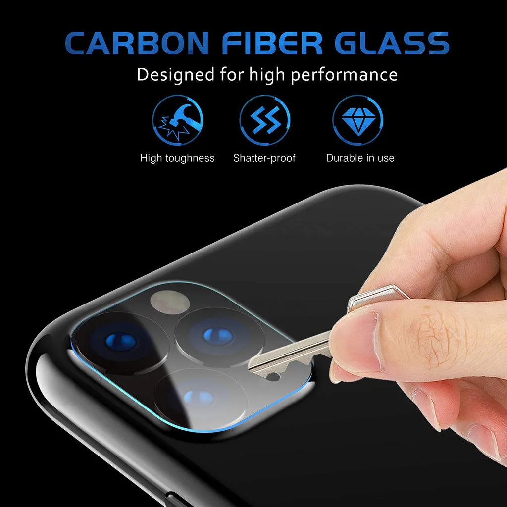 Задняя пленка для объектива камеры IPhone 11 Pro Max защитная мягкое закаленное стекло