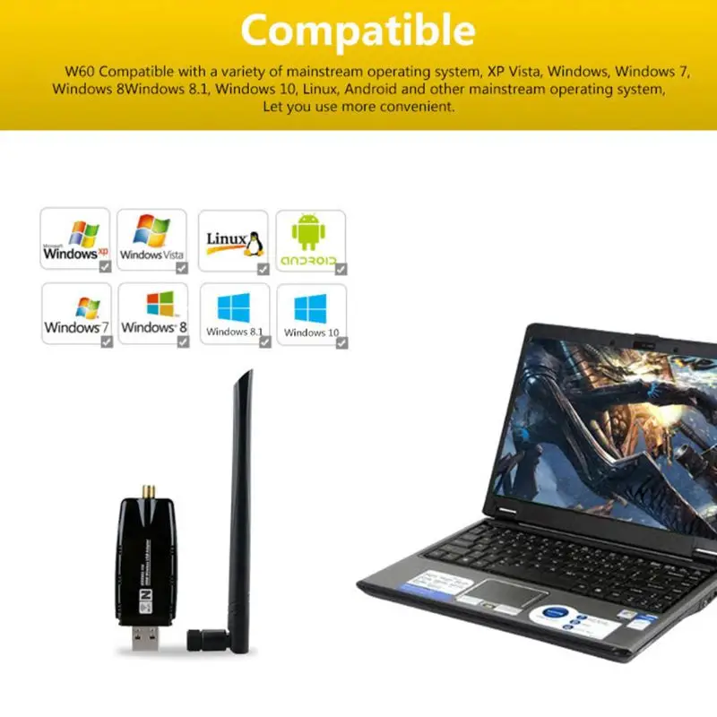 

2,4G WIFI USB Lan - Windows N58E