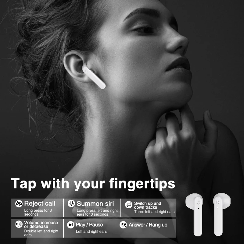 Оригинальные беспроводные наушники L12 tws Bluetooth 5 0 гарнитура выдвижные
