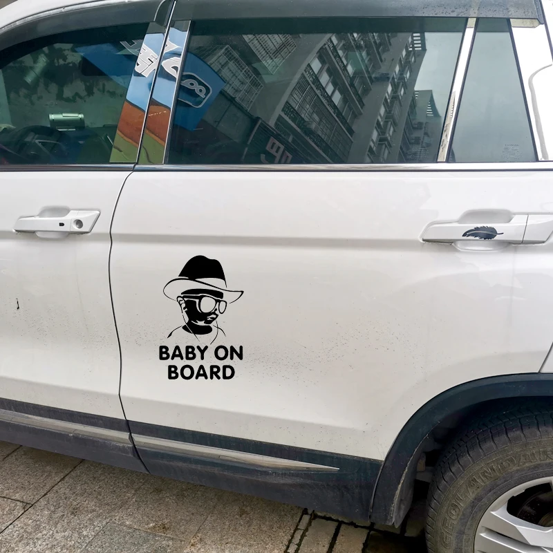 

Beautiful Baby on Board Car Stickers Waterproof Sunscreen Bumper Boot Decals PVC 12cm X 17cm
