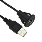 1 м Автомобильная приборная панель с креплением штекер-гнездо USB 2,0 кабель панель расширения Q9QD