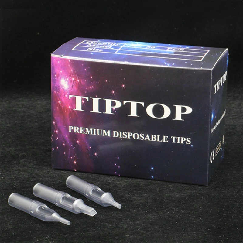 

TIPTOP Round Sterile Assorted Plastic Classical Tattoo Tips Premium RT Tattoo Tips For Tattoo Needles Tattoo Supplies