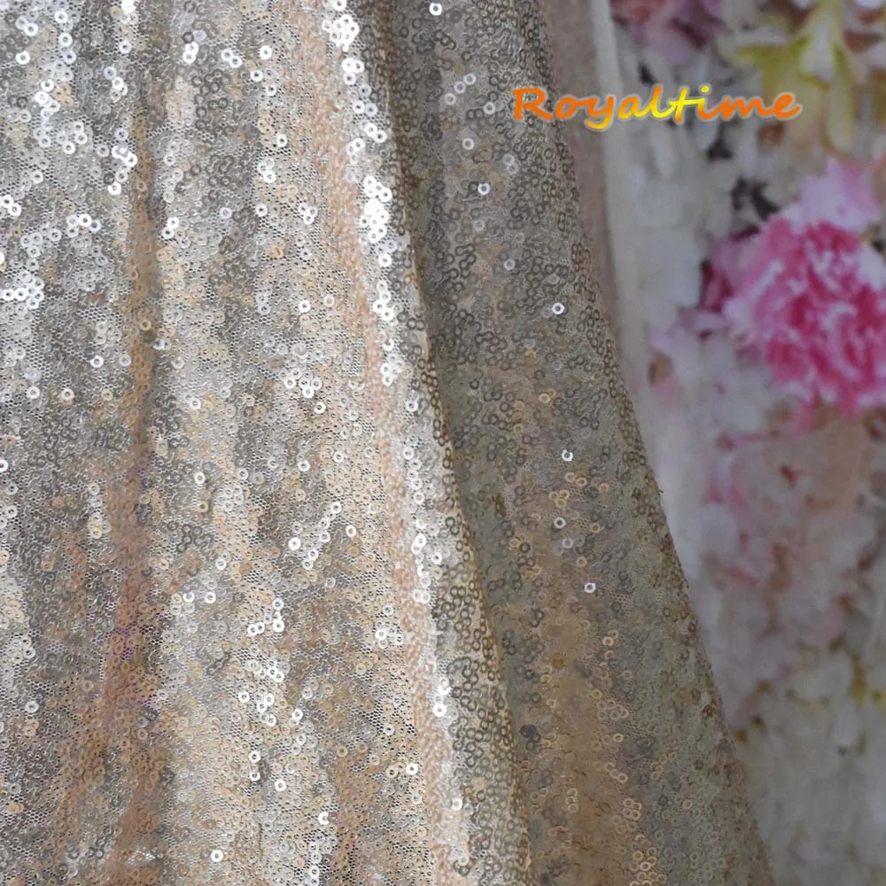 Royaltime 2 шт 2x8ft Шампань фон с пайетками занавеска Свадебная фотобудка для