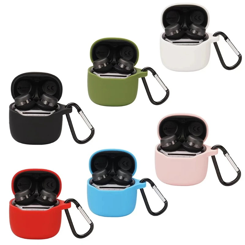 

Wireless Silicone Storage Box Earphone Shell for jblTour Pro+Tws Assorted Colors