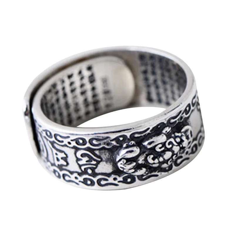 Новинка мужское кольцо Pixiu талисманы фэн шуй амулет богатство удача открытое