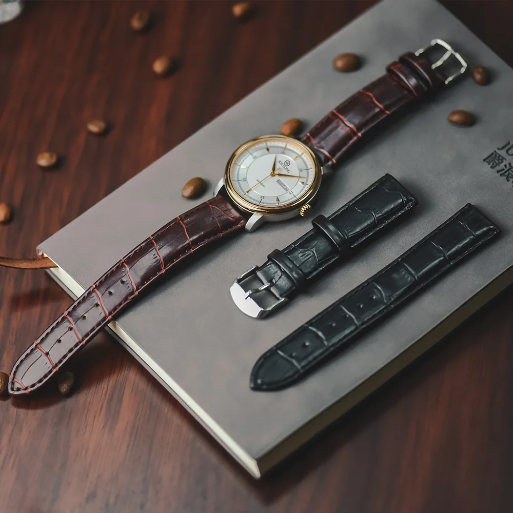Качественный кожаный ремешок для Samsung Galaxy Watch 4 5 40 мм 44 5pro 45 матовый с пряжкой Classic 46
