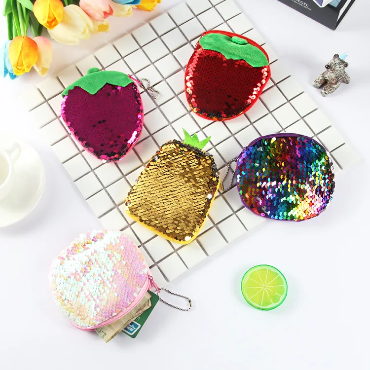 Детский кошелек маленький блестящий ремешок для монет детский диагональный