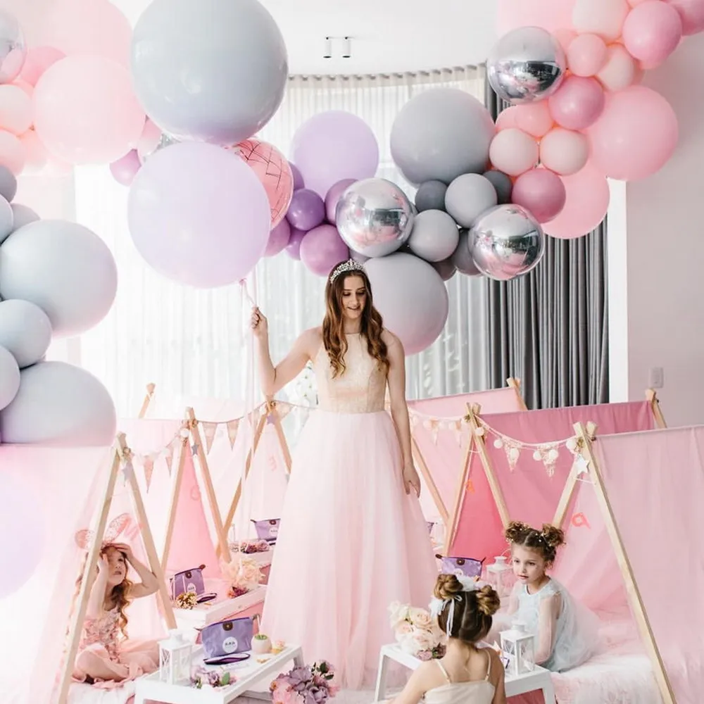 36-дюймовые воздушные шары макаруна пастельных цветов латексные для свадьбы