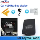 XINSCNUO бортовой компьютер OBD автомобиля HUD Дисплей для Toyota Prado 2009-2019 2020 вождения Экран OBD проекционный спидометр