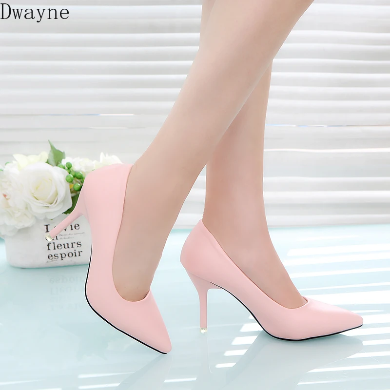 Туфли женские на высоком каблуке туфли-лодочки с закрытым носком модные удобные